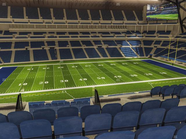 Lucas Oil Stadium - Section 442 Seat View