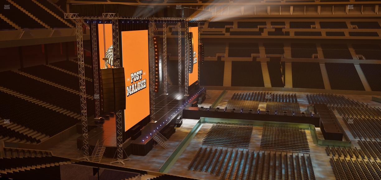 Lucas Oil Stadium - Section 442 Seat View