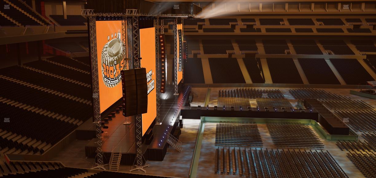 Lucas Oil Stadium - Section 443 Seat View