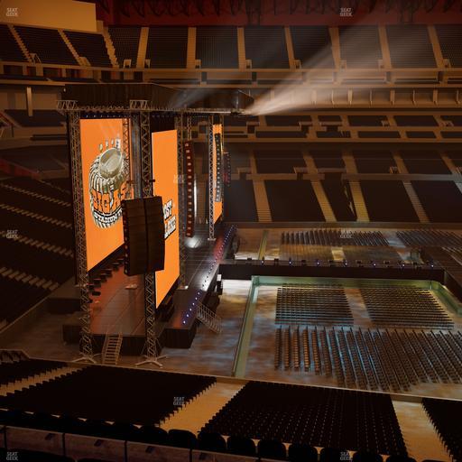 Lucas Oil Stadium - Section 443 Seat View
