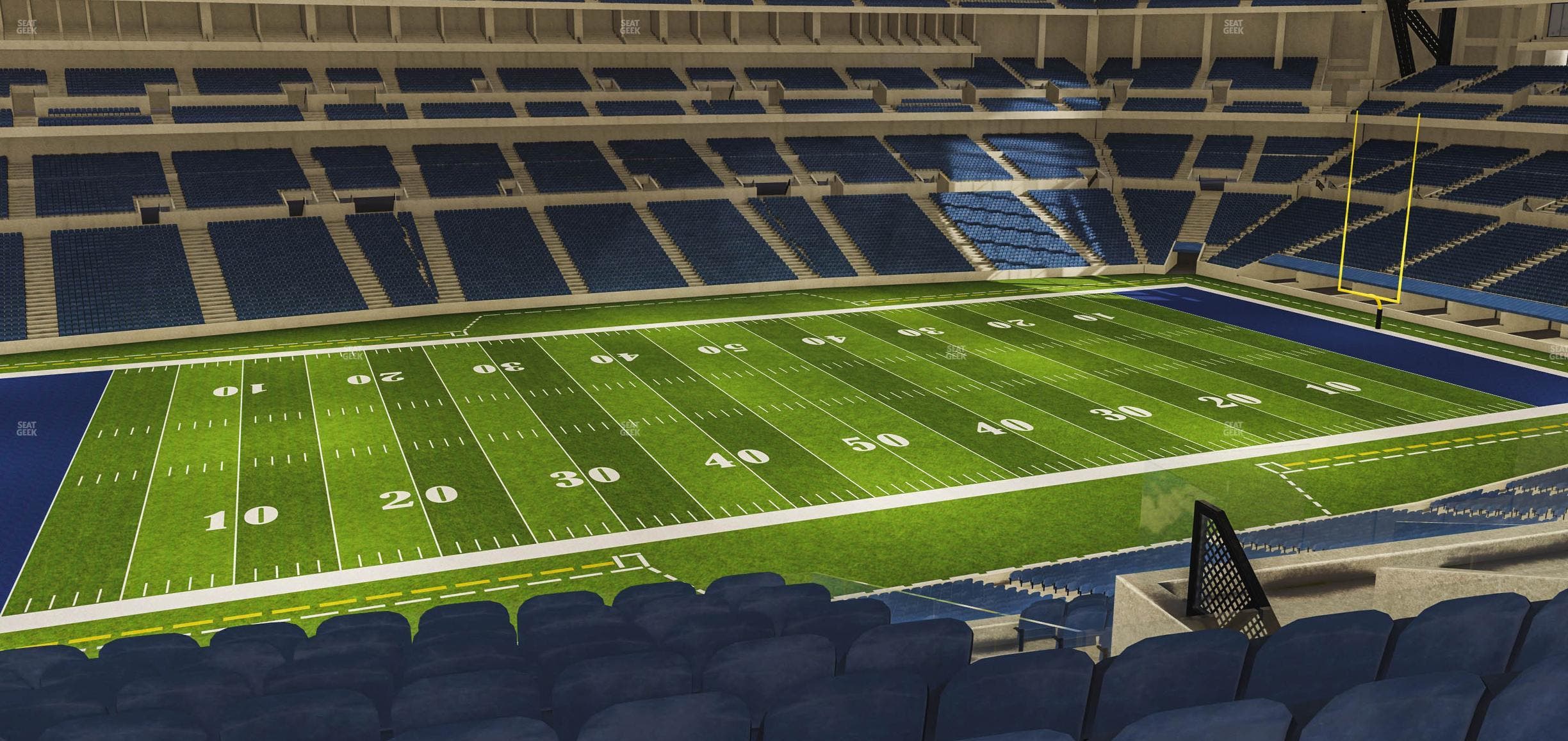 Lucas Oil Stadium - Section 443 Seat View