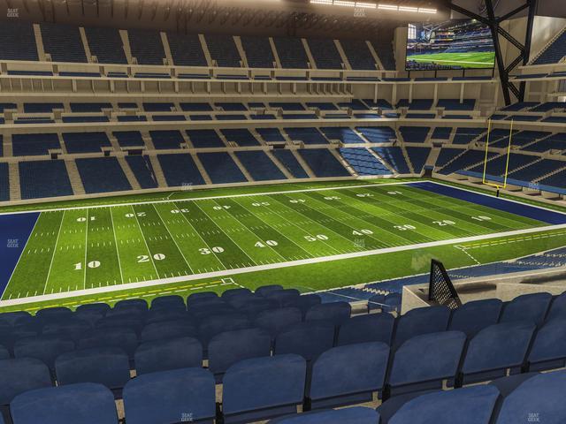 Lucas Oil Stadium - Section 443 Seat View