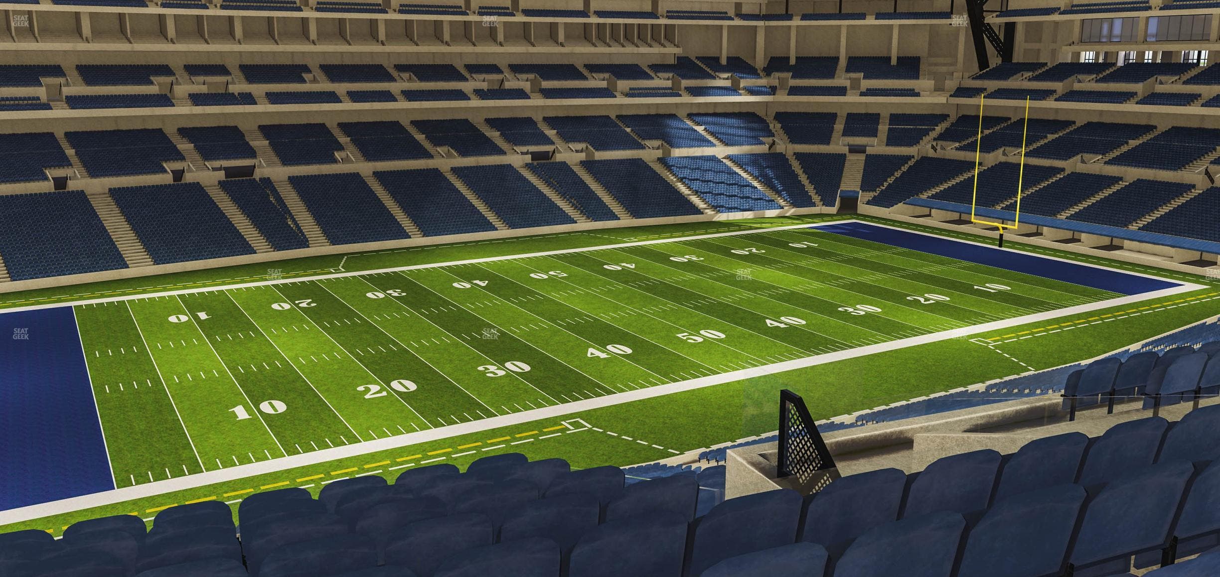 Lucas Oil Stadium - Section 444 Seat View