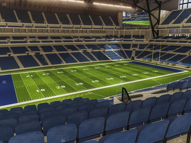 Lucas Oil Stadium - Section 444 Seat View