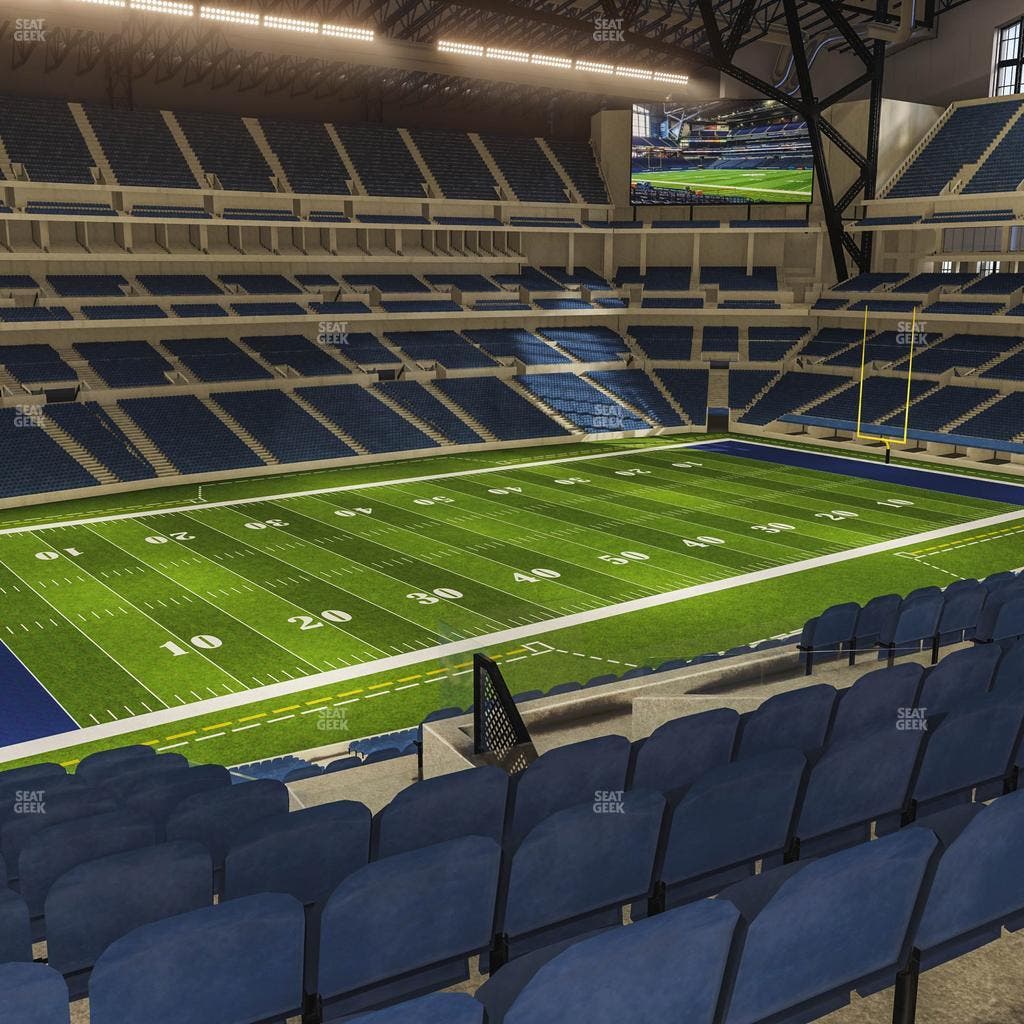 Lucas Oil Stadium - Section 445 Seat View