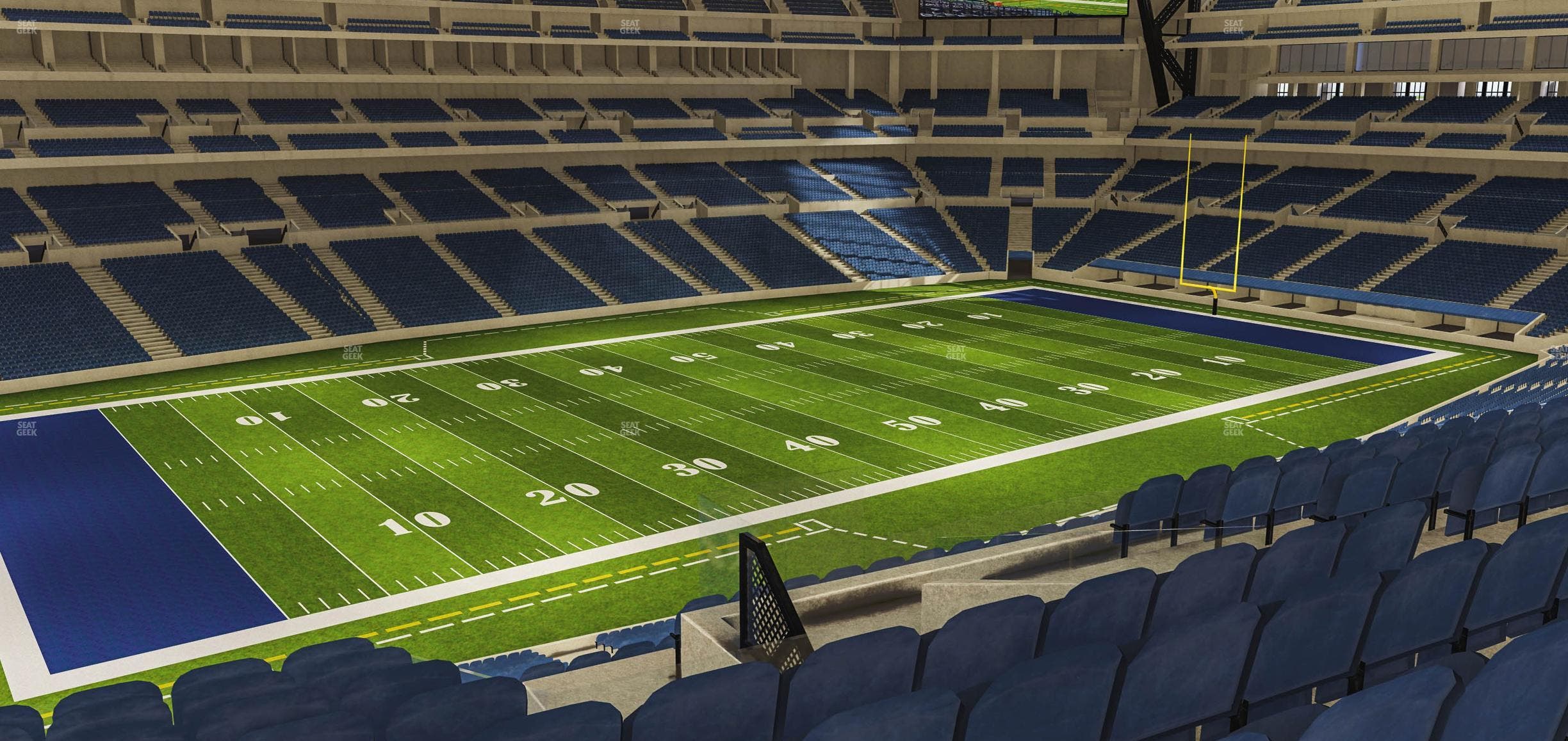 Lucas Oil Stadium - Section 445 Seat View
