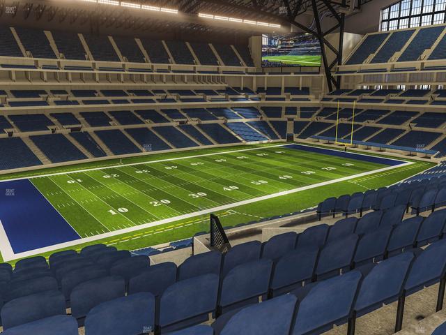 Lucas Oil Stadium - Section 445 Seat View