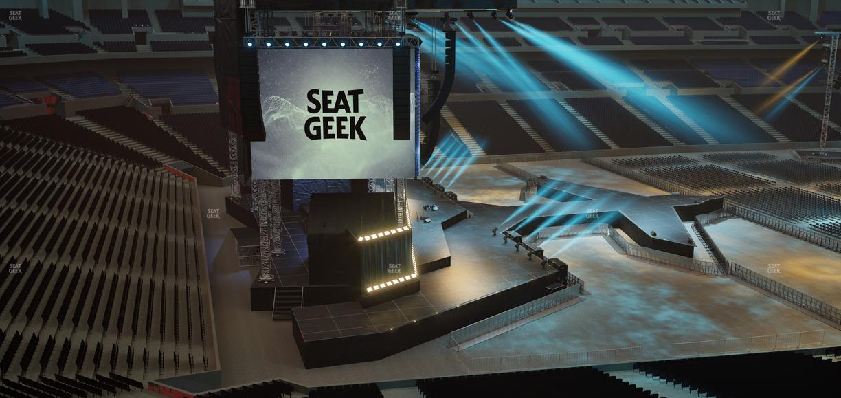 Lucas Oil Stadium - Section 445 Seat View