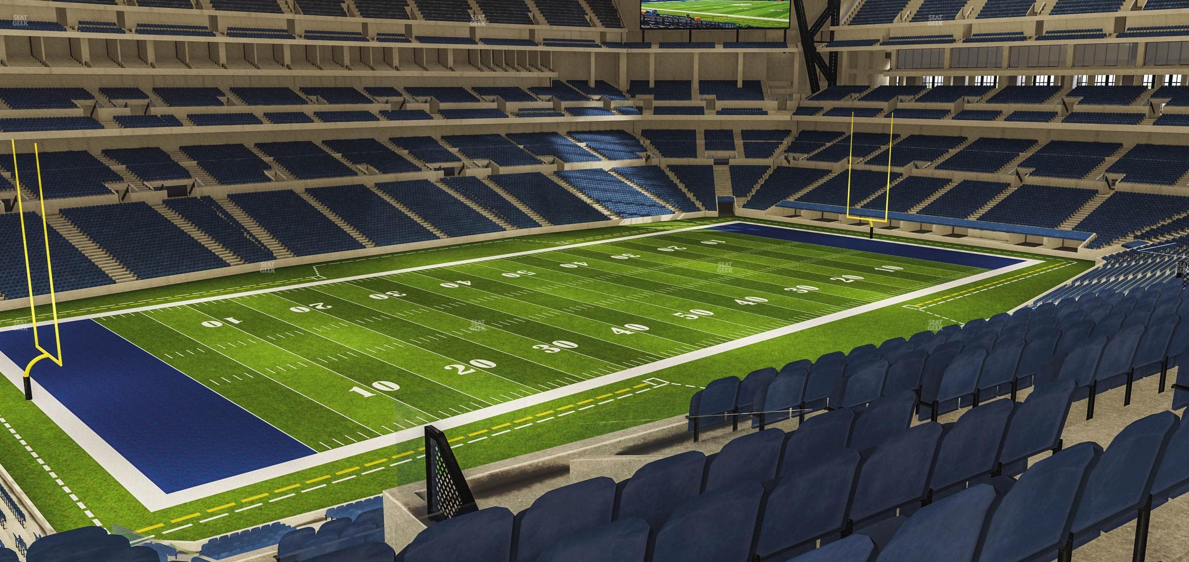 Lucas Oil Stadium - Section 446 Seat View