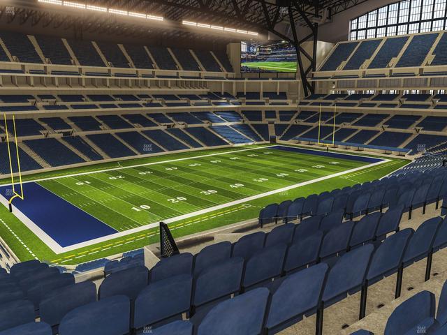 Lucas Oil Stadium - Section 446 Seat View