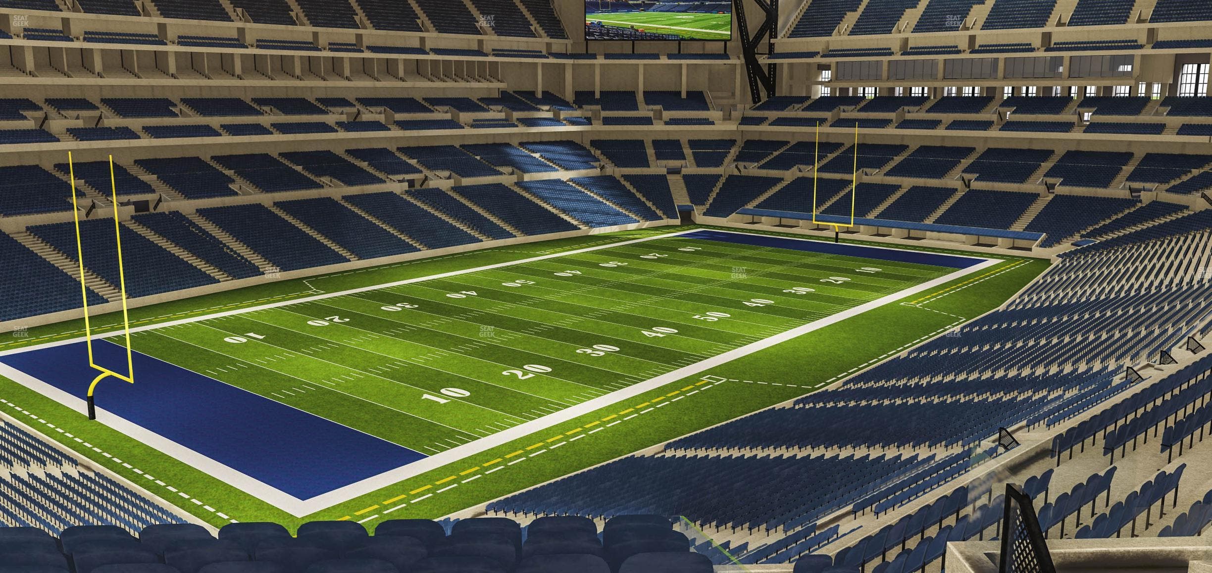 Lucas Oil Stadium - Section 447 Seat View