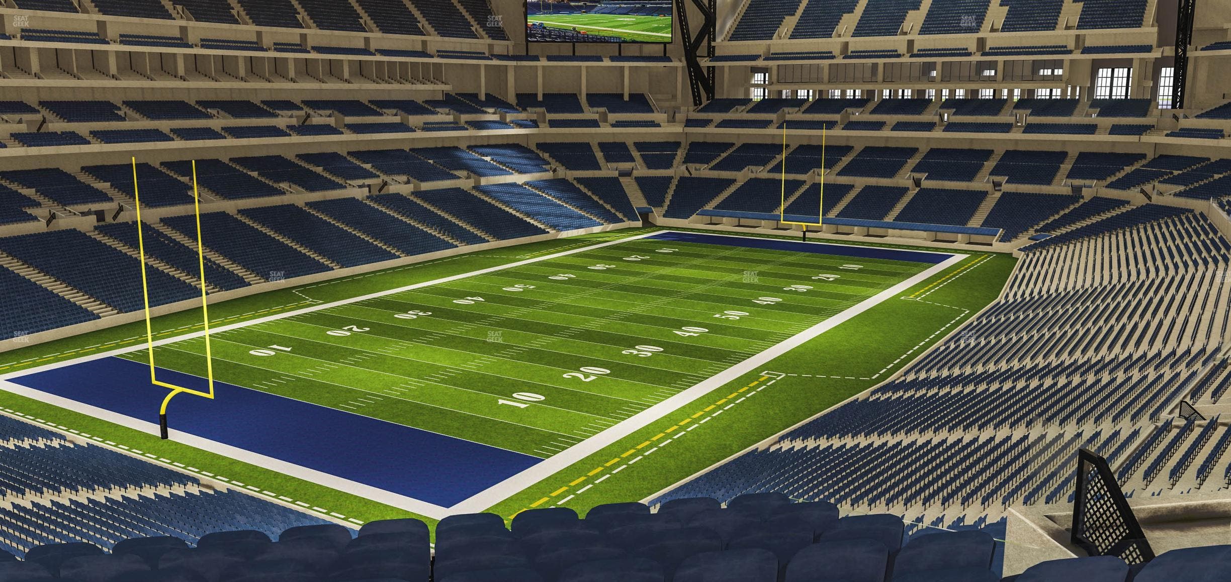 Lucas Oil Stadium - Section 449 Seat View