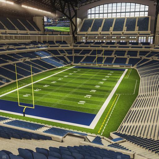 Lucas Oil Stadium - Section 450 Seat View