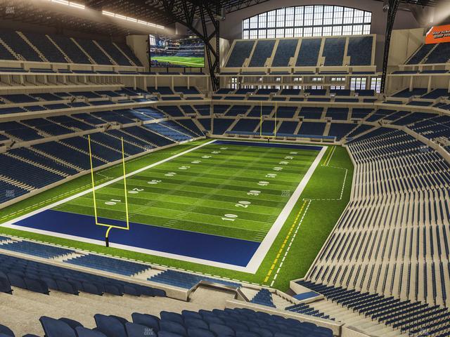 Lucas Oil Stadium - Section 450 Seat View