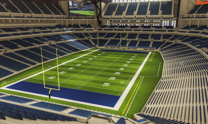 Lucas Oil Stadium - Section 450 Seat View