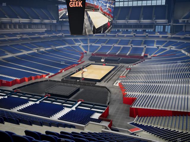 Lucas Oil Stadium - Section 450 Seat View