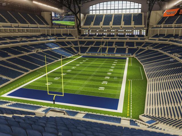 Lucas Oil Stadium - Section 451 Seat View