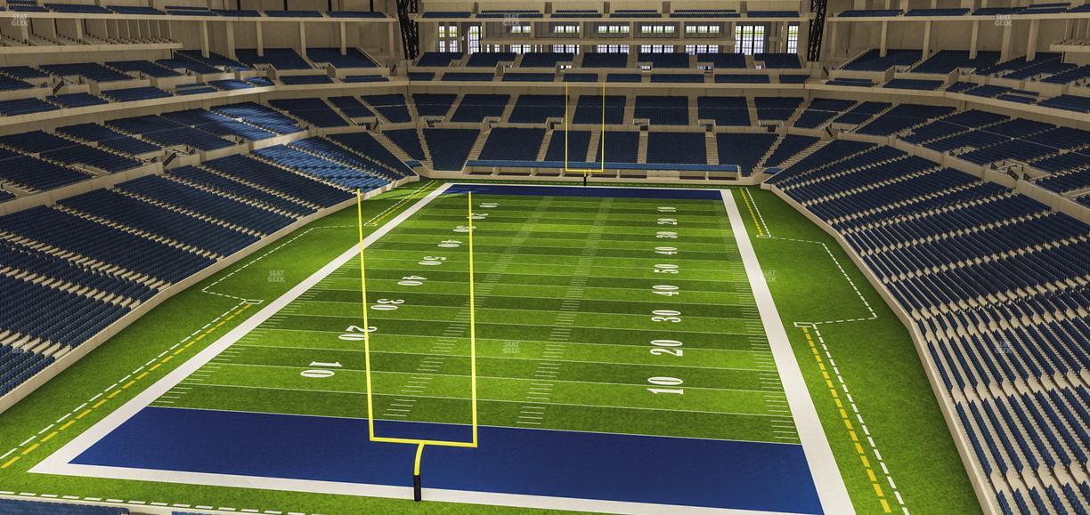 Lucas Oil Stadium - Section 452 Seat View