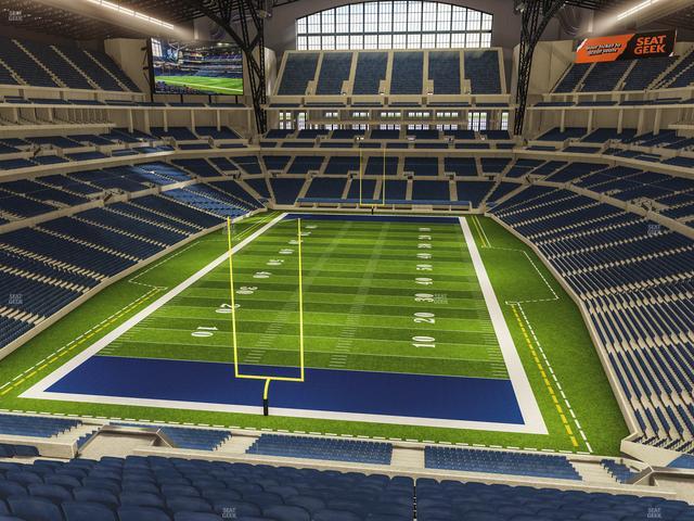 Lucas Oil Stadium - Section 452 Seat View