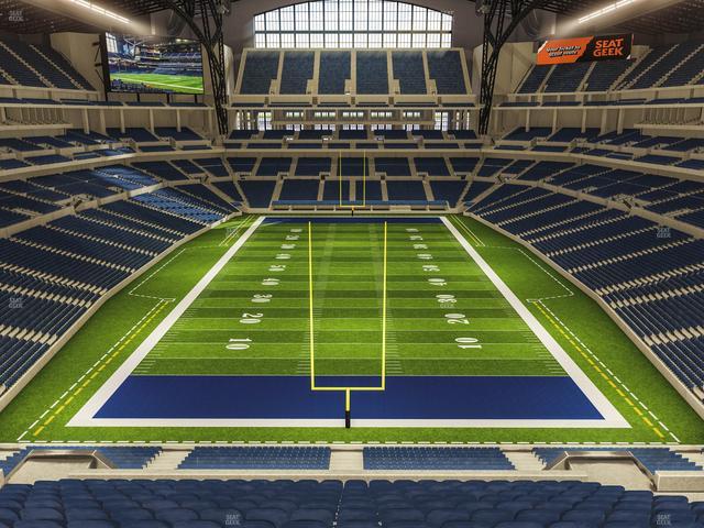 Lucas Oil Stadium - Section 453 Seat View
