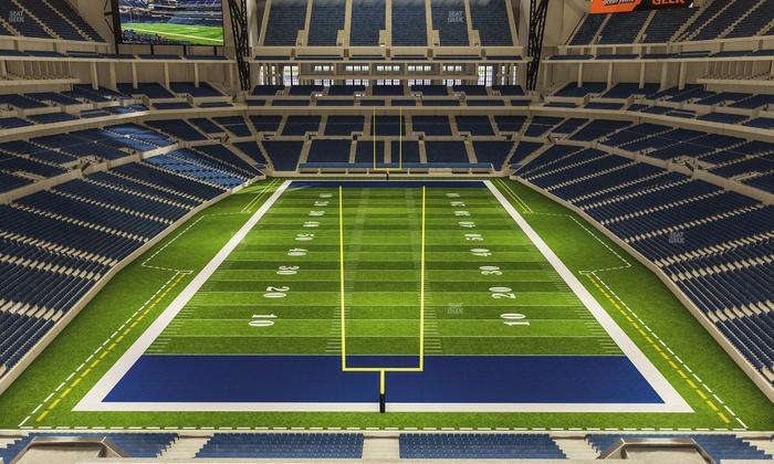 Lucas Oil Stadium - Section 453 Seat View