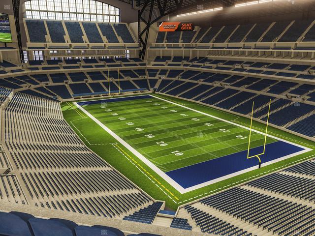 Lucas Oil Stadium - Section 504 Seat View