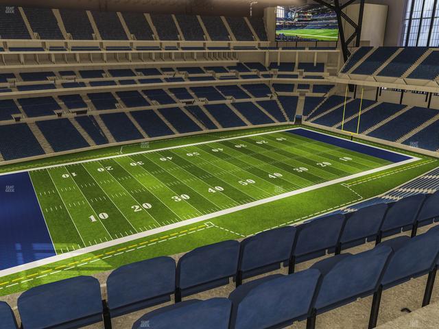 Lucas Oil Stadium - Section 517 Seat View