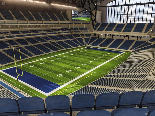 Lucas Oil Stadium - Section 520 Seat View