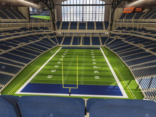 Lucas Oil Stadium - Section 526 Seat View