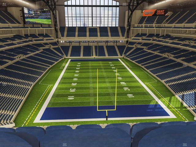 Lucas Oil Stadium - Section 527 Seat View