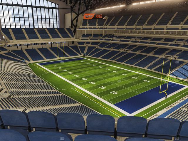 Lucas Oil Stadium - Section 533 Seat View