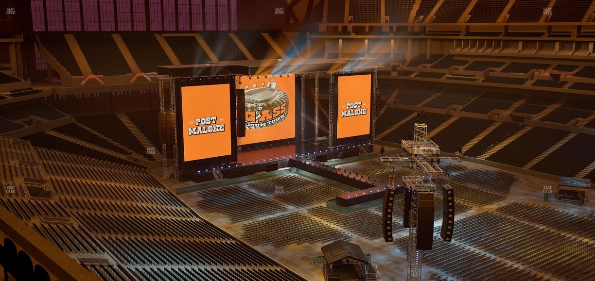 Lucas Oil Stadium - Section 535 Seat View