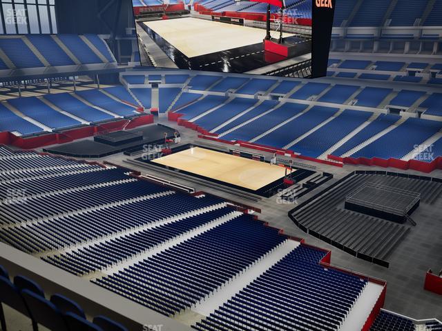 Lucas Oil Stadium - Section 535 Seat View