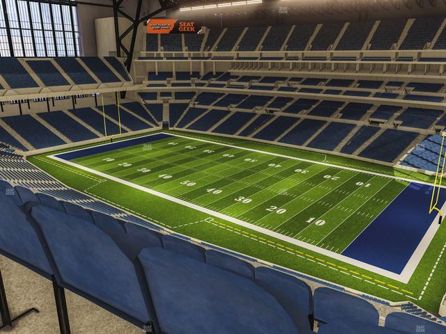 Lucas Oil Stadium - Section 535 Seat View