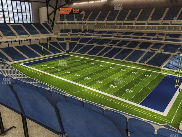 Lucas Oil Stadium - Section 535 Seat View
