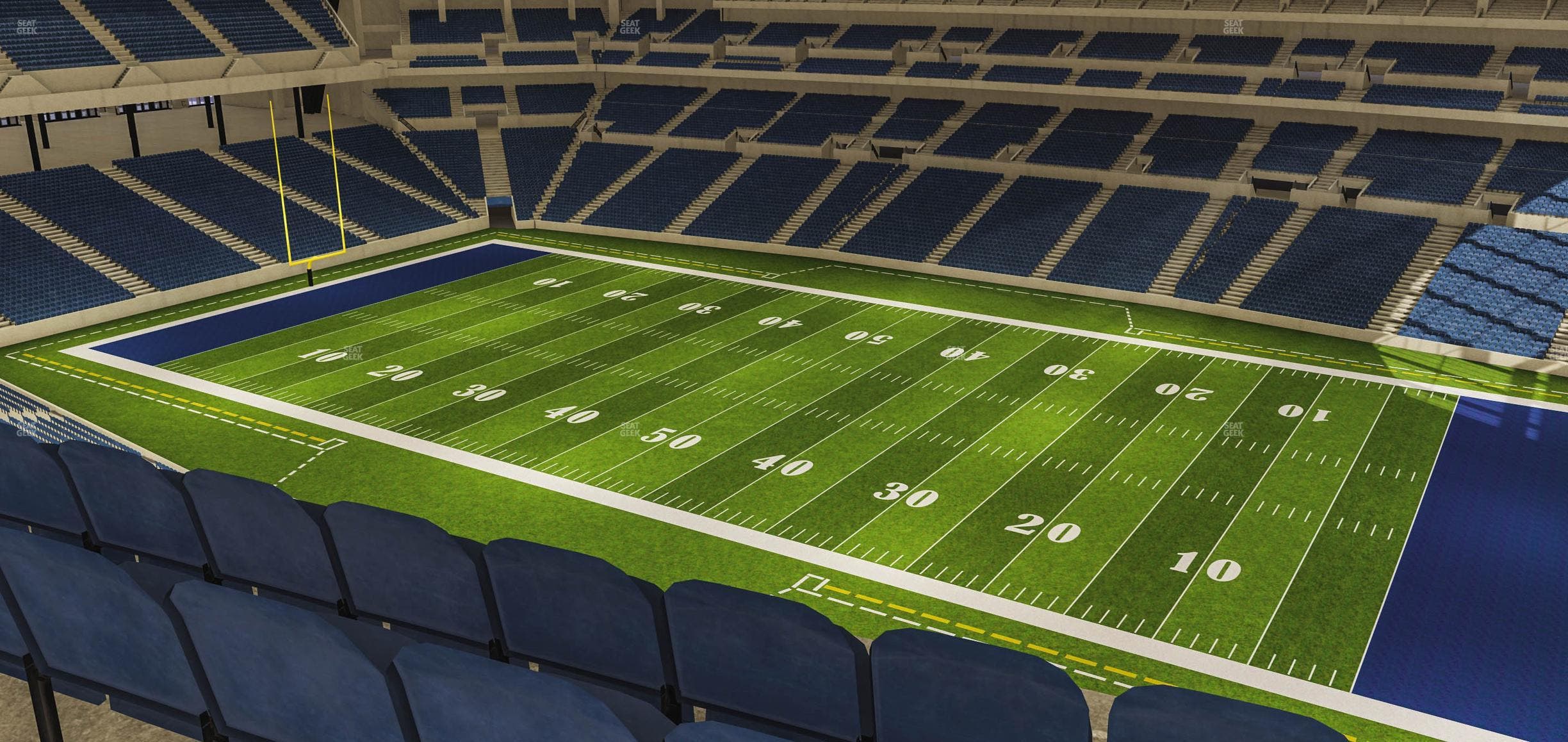 Lucas Oil Stadium - Section 536 Seat View