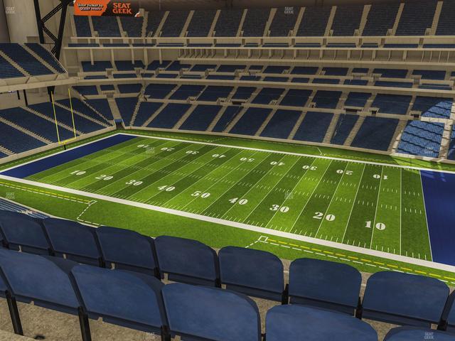 Lucas Oil Stadium - Section 537 Seat View