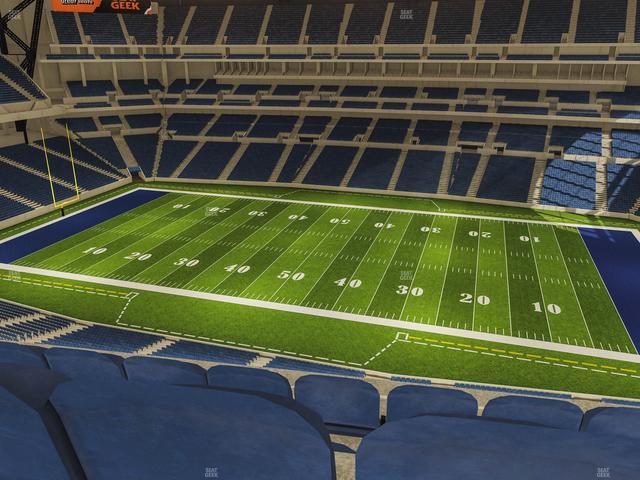 Lucas Oil Stadium - Section 538 Seat View