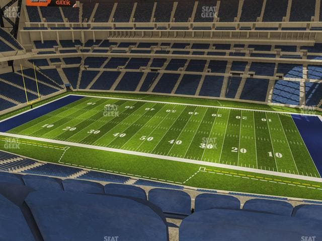 Lucas Oil Stadium - Section 538 Seat View