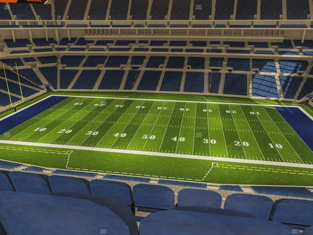 Lucas Oil Stadium - Section 539 Seat View