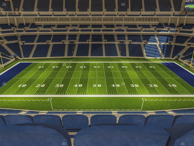 Lucas Oil Stadium - Section 540 Seat View