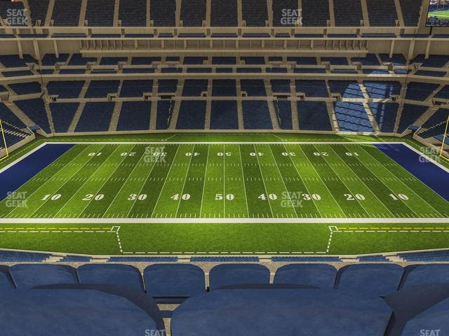 Lucas Oil Stadium - Section 540 Seat View