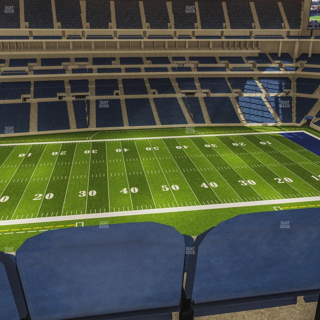 Lucas Oil Stadium - Section 541 Seat View