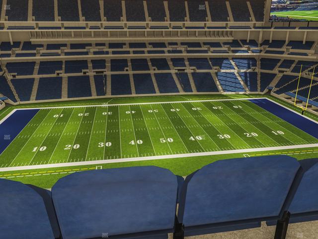 Lucas Oil Stadium - Section 541 Seat View
