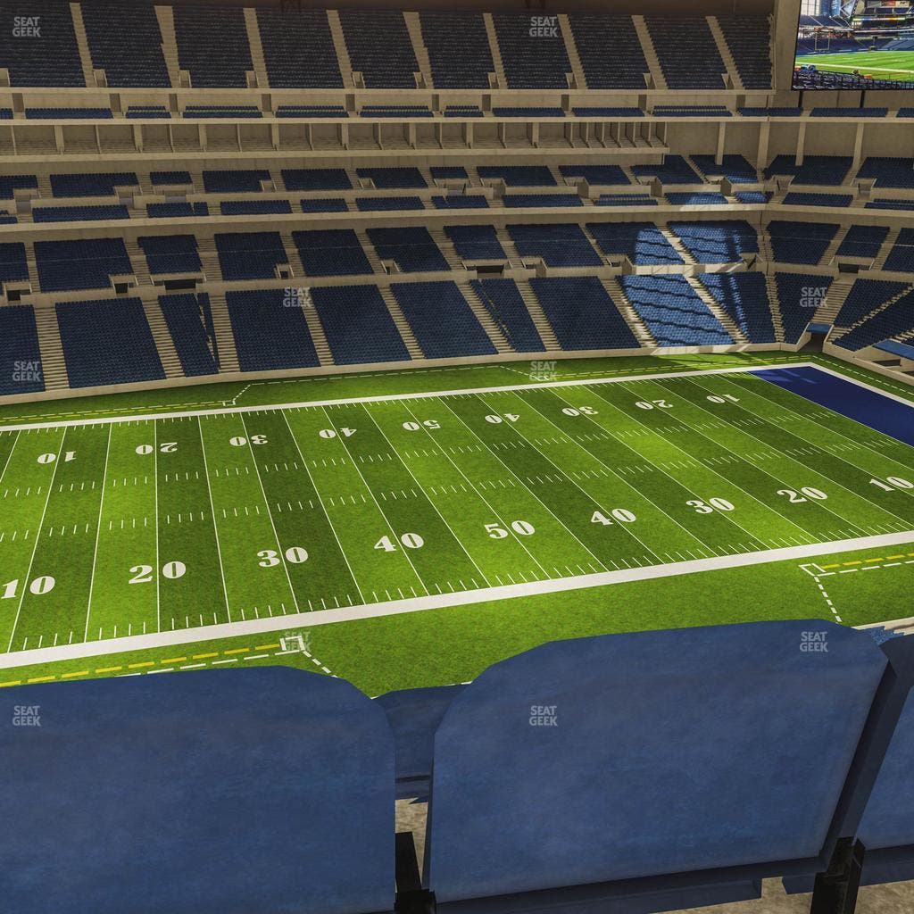 Lucas Oil Stadium - Section 542 Seat View