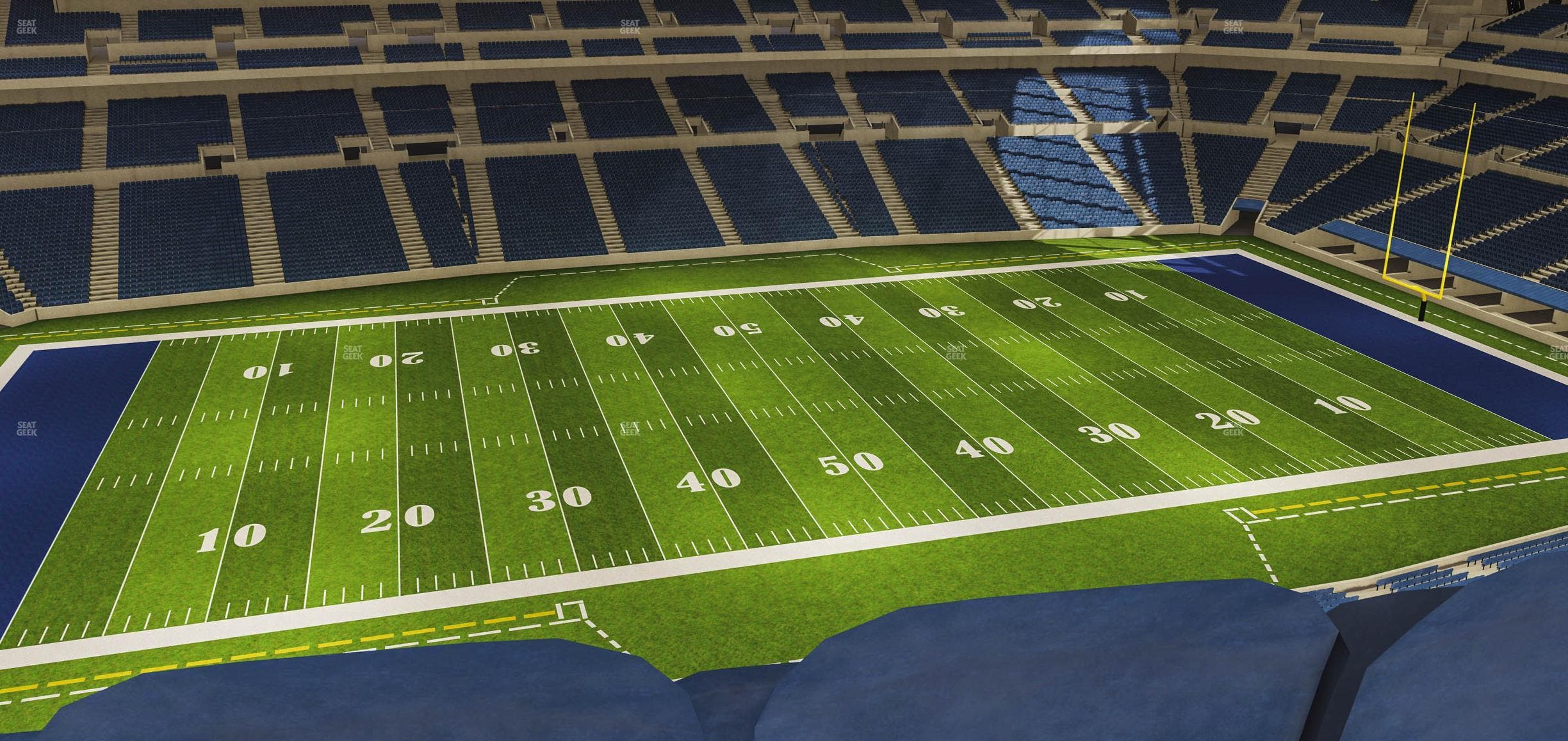 Lucas Oil Stadium - Section 542 Seat View