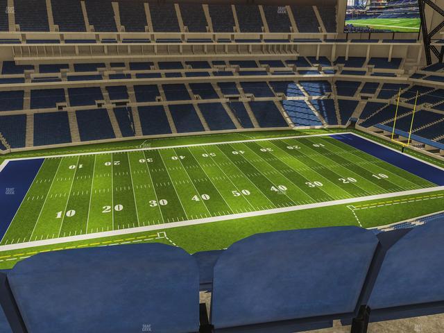 Lucas Oil Stadium - Section 542 Seat View