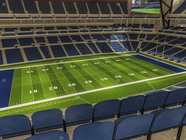 Lucas Oil Stadium - Section 543 Seat View