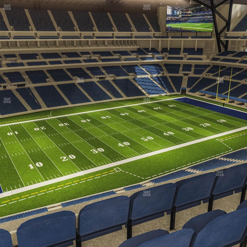 Lucas Oil Stadium - Section 544 Seat View