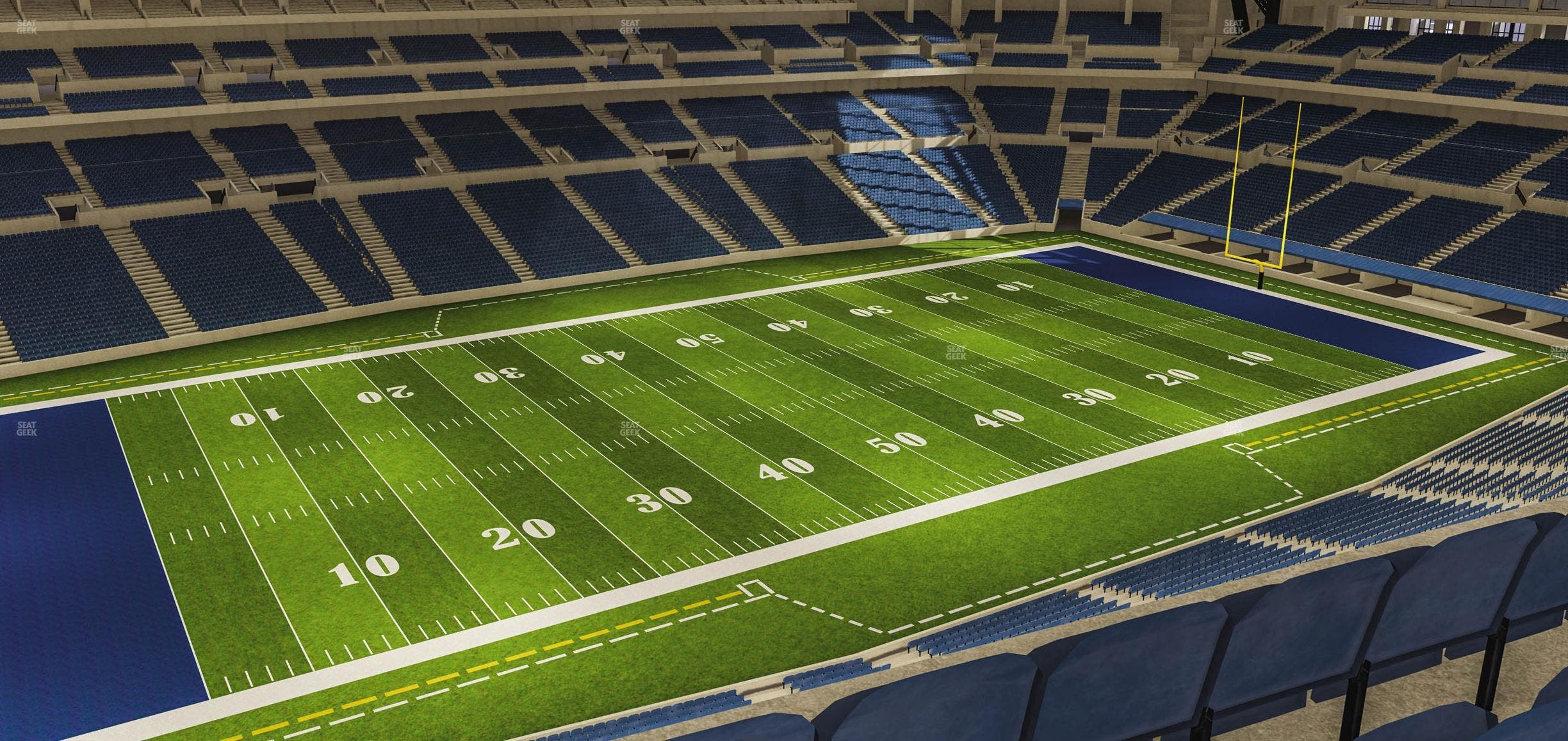 Lucas Oil Stadium - Section 544 Seat View